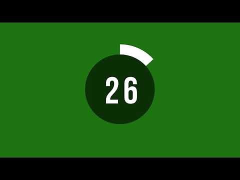 Green Screen 30 Second Countdown timer | Jubyed Official