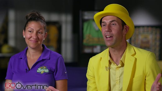 “You got to get through the messy to get to the great,” says Savannah Bananas creator Jesse Cole. He says he sold his house and emptied his savings to go all-in on his original idea. | 60 Minutes