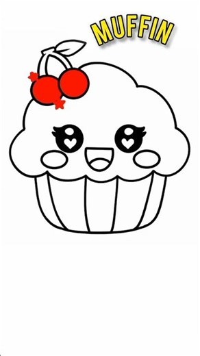 Muffin 🧁 #painting #art #coloring #drawing #muffin #muffins
