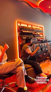 Joe Jonas recording in the studio yesterday! 📸: dewainwhitmorejr on IG #JoeJonas #Jonas #JonasBrothers | Follow @jonasdailynews_ for more. | Jonas Brothers Daily News