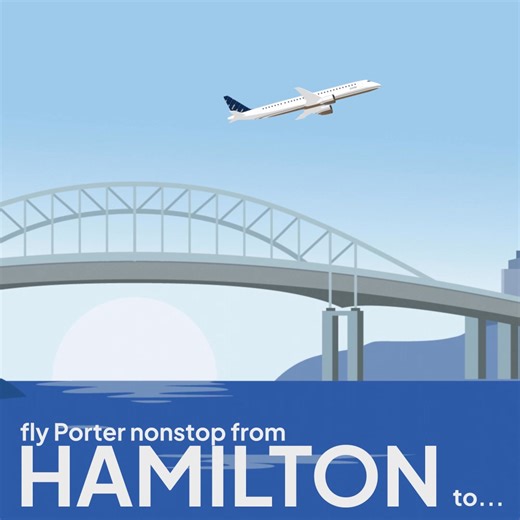 Fly nonstop from Hamilton to Halifax with Porter. Your flight includes free WiFi, beer, wine, snacks and no middle seats! | Porter Airlines