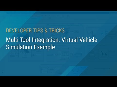 Multi-Tool Integration: Virtual Vehicle Simulation Example
