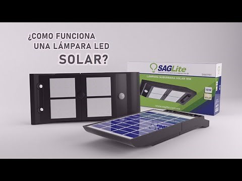¿Cómo funciona una lámpara LED solar recargable?