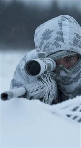 The Snow Camouflage Soldier