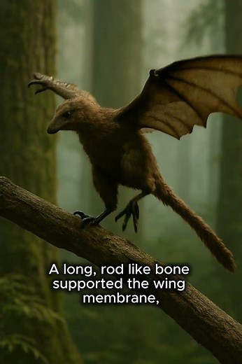 Yi qi — the dinosaur with bat-like wings #dinosaur #yiqi #prehistoriclife #jurassic #education
