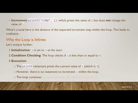 Understanding Why the Output of This Code is 1 (Infinite)