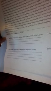 Identify practices in the case study that contribute to soil er... | Filo