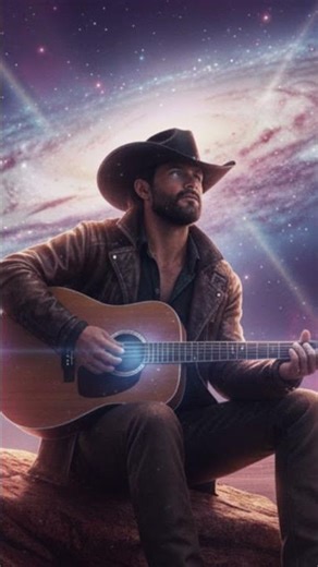 Cosmic Campfire | The Lone Cowboy Singing Beneath Alien Stars | Cosmic Cowboy #cowboy #music