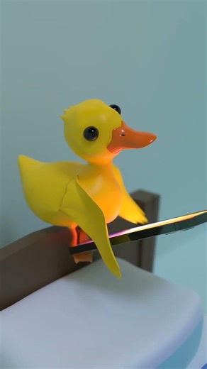 When you left your door open! 😱 #shorts #funny #duck