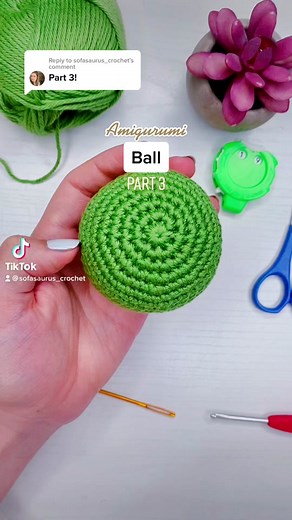 How to Crochet a Big Ball: Part 3 Crochet Tutorial