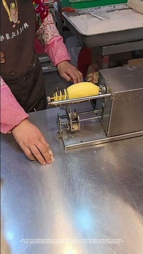 Never Seen This Before ! How to Cut a Perfect Potato Spiral