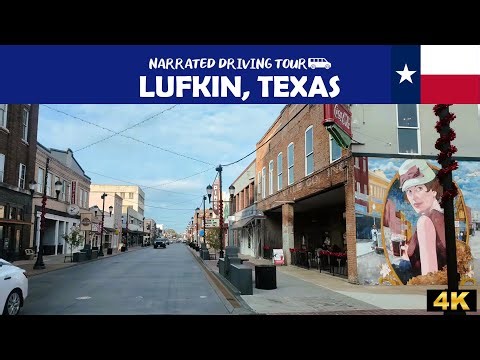 🚗 Lufkin, Texas 🌲 4K Drive