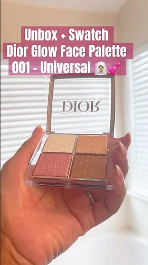 ‪@Dior‬ Backstage Glow Face Palette 001 Universal ‪@Sephora‬ #makeuplover #highlighter #beauty