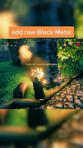 The Black Forge in Valheim: Smelting Black Metal Scrap