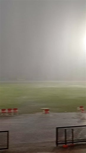 The game has been stopped due to uncontrollable rain with only 7mins to go.. | Orapa United #Ostriches