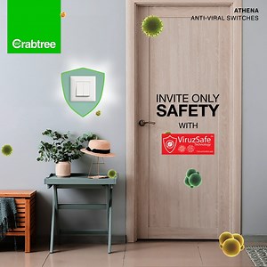 Crabtree AntiViral switches come with ViruzSafe Technology, which keeps bacteria and viruses away, keeping you safe. Buy Now: https://bit.ly/3qeObMz #TheCrabtreeLife #HomeSafety #AntiViralSwitches #Crabtree #StaySafe | Crabtree | Facebook