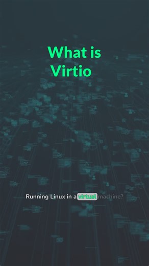Virtio makes virtual machines fast by removing unnecessary hardware emulation. With paravirtualized drivers and virtqueues, the guest OS communicates directly with the hypervisor for networking, storage, and memory operations. Less emulation. More performance. #linux #cybersecurity #software #computerscience #programming