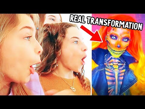CRAZIEST HALLOWEEN TIKTOK MAKEUP TRANSFORMATIONS w/ The Norris Nuts