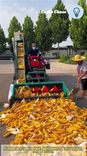 Innovative farming practices in agriculture: from field to kernel fully automatic corn threshing