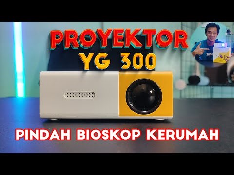 Proyektor Mini YG300 Bisa Apa ⁉️ Cuma 100 Ribuan! Bagus Gak Sih ?