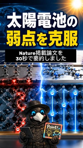 太陽電池の弱点「境目」を、分子の向きでねじ伏せた