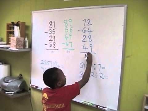 6 Year old shows Mental Math