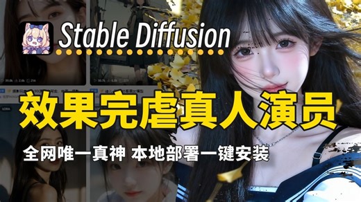 【2025!SD唯一真神降临】【【AI 真神级工具！】中文输入直接封神，碾压即梦/ Wan2.2，图像视频生成超顶，附安装包   新手教程】