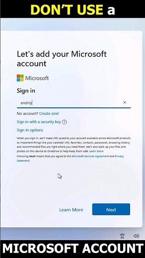 Tip to bypass Microsoft Account in Windows 11