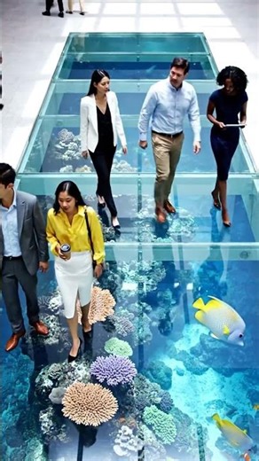 This Place Has the Best Fish Tank View