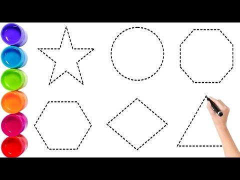 Shapes song for kids, Learn 2d shapes,colors for toddlers | Preschool Learning part- 221