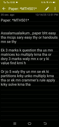 ##MTh501 latest midterm paper 2025