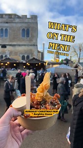 🎅🔥 Street food from around the world, seasonal dishes, crowd favourites, artisan bakes, pies, cheese, sweet treats, mulled wine… The Burghley Christmas Fair has THE LOT! 😍 #BurghleyChristmasFair | Burghley House