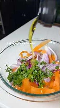 5-Minute Salad That Actually Tastes Good #shorts #recipe #lunch