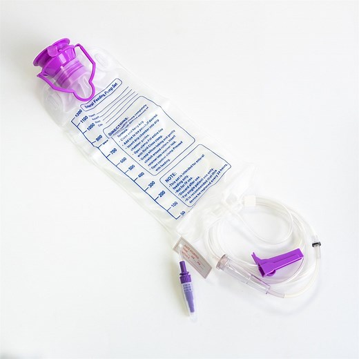 [Hot Item] CE/ISO Approved Disposable Medical Transparent Enteral Feeding Bag with Gravity/ Pump Set