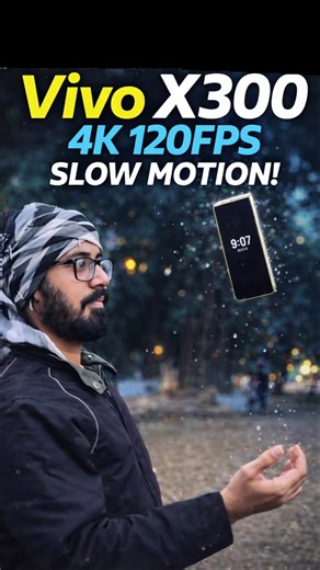 Vivo X300 4K 120FPS Cinematic Slow Motion 🔥 iPhone Killer? #shortsfeed #shorts #viralshorts