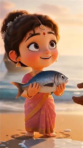 From Ocean to Pan 🌊🐟 Little Girl’s Fish Fry ASMR