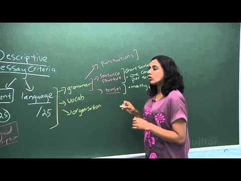 English Secondary 1/2 - Basic Level Composition Writing - Descriptive Essay Demo Video