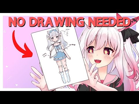 How To Make a vTuber Character Sheet | 【Pinterest】For Art Reference Commissions