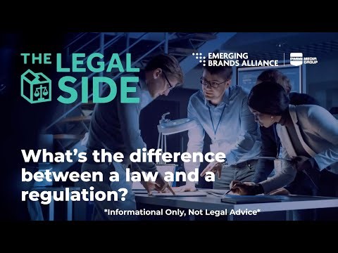 What's the Difference Between a Law and a Regulation?