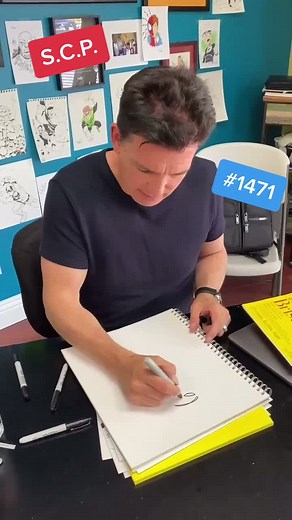 Encountering S.C.P. 1471 in Butch Hartman's Drawings