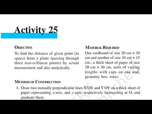 12th Class Maths Lab Manual Activity/NCERT/CBSE Board Practical.(Activity-25)Solution