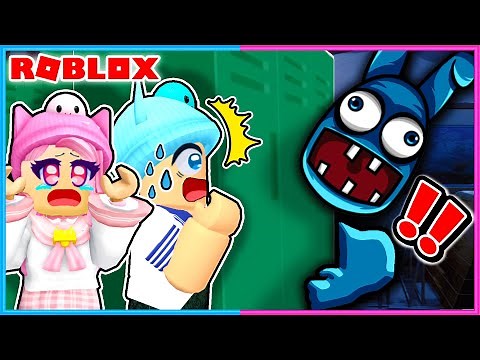 青いバケモノ『モー』の授業から逃げるロブロックス😨🥶【 ROBLOX / ロブロックス 】