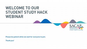 As we reach the final stretch before year-end examinations, it’s easy to get lost in the stress and anxiety of getting the best results. ⁠ So where do you start? In SACAP's Student Study Hack Webinar our panel of specialists discussed ways to become mentally resilient and physically prepared. We will also touch on how to build a positive mindset and highlight foods that will increase focus and concentration. If you'd like any further information, please feel free to contact us here: https://www.