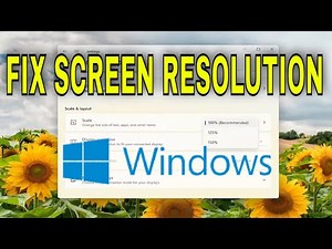 How to Fix Screen Resolution Problem Windows 10/11 [Easy Method]
