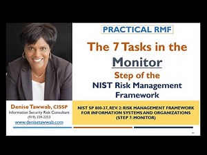 The 7 Tasks in the MONITOR Step of the NIST RMF