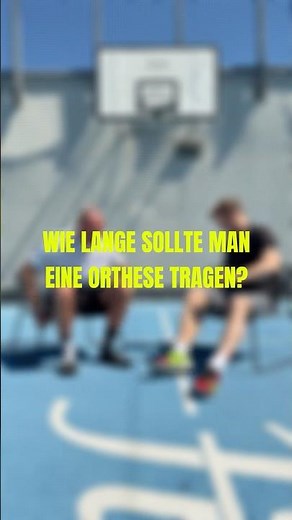 Wie lange solltest du eine Orthese tragen? 🤔