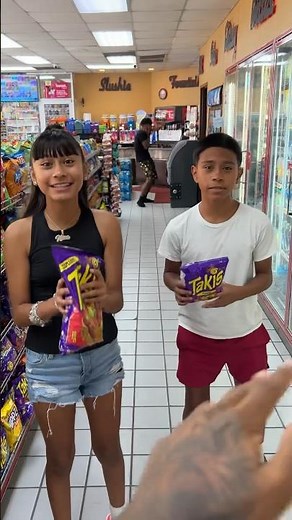 Kids steal out of store after dad tells them no #shorts