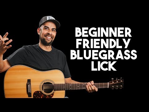How to Make Bluegrass Licks (Beginner Bluegrass Guitar Lesson)