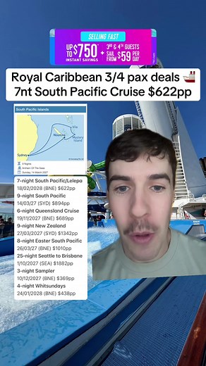 Royal Caribbean Cruise Deals: Triple/Quad Cabins from $622
