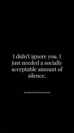 I didn’t ignore you… Follow @theintrovertstruggles for more introvert humor, relatable memes and quotes. introvert humor, introvert relatable memes, social battery drained, shy personality meme, homebody energy, quiet people funny, introverts only, introvert personality jokes #relatablememes #shyhumor #theintrovertstruggles #introvertlife #introvertmemes